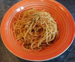 Spaghetti aglio olio e peperoncino a modo mio