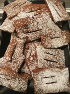 Chiacchiere al cacao