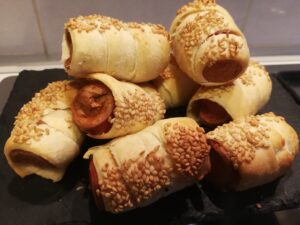 Mini würstel in pasta sfoglia
