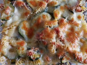  Fusilli al forno cotto zucchine e scamorza
