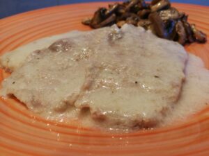 Lonza di maiale in crema di latte