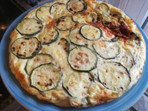Frittata di zucchine al forno