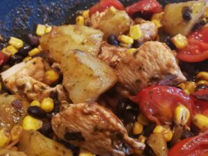 Insalata di fagioli neri alla messicana